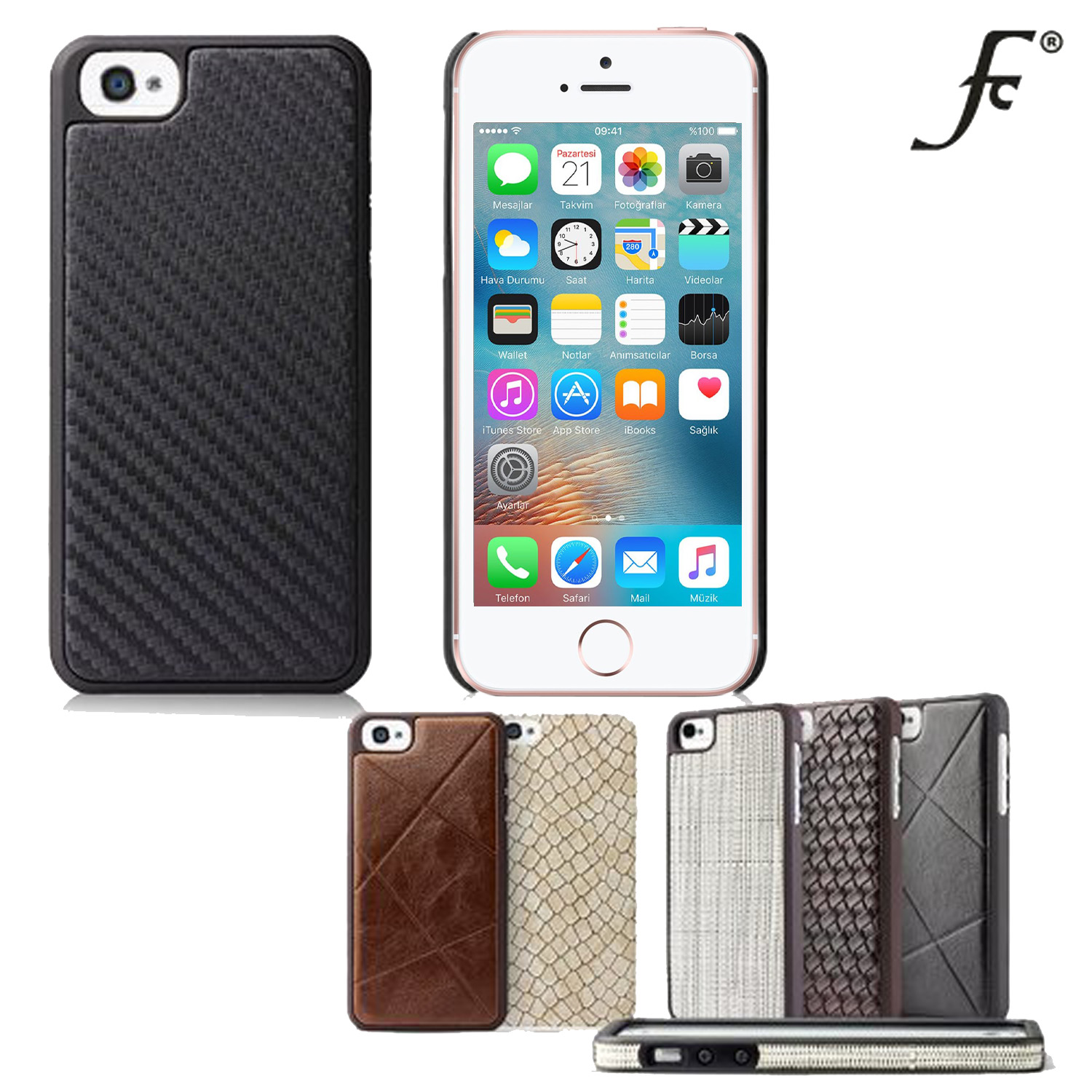 Forefront Cases® Apple iPhone SE Thin Protective Shockproof Bumper Case