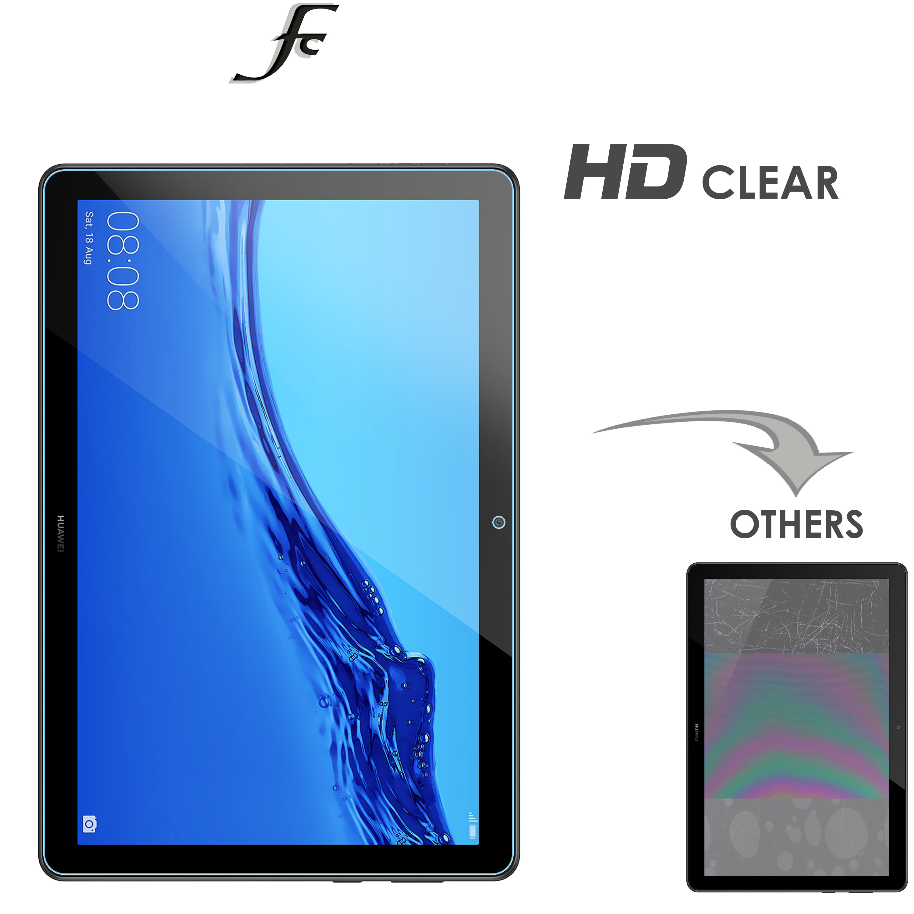 Tempered Glass Screen Protector Cover For Tablet Huawei MediaPad T5 10.1/" Inch