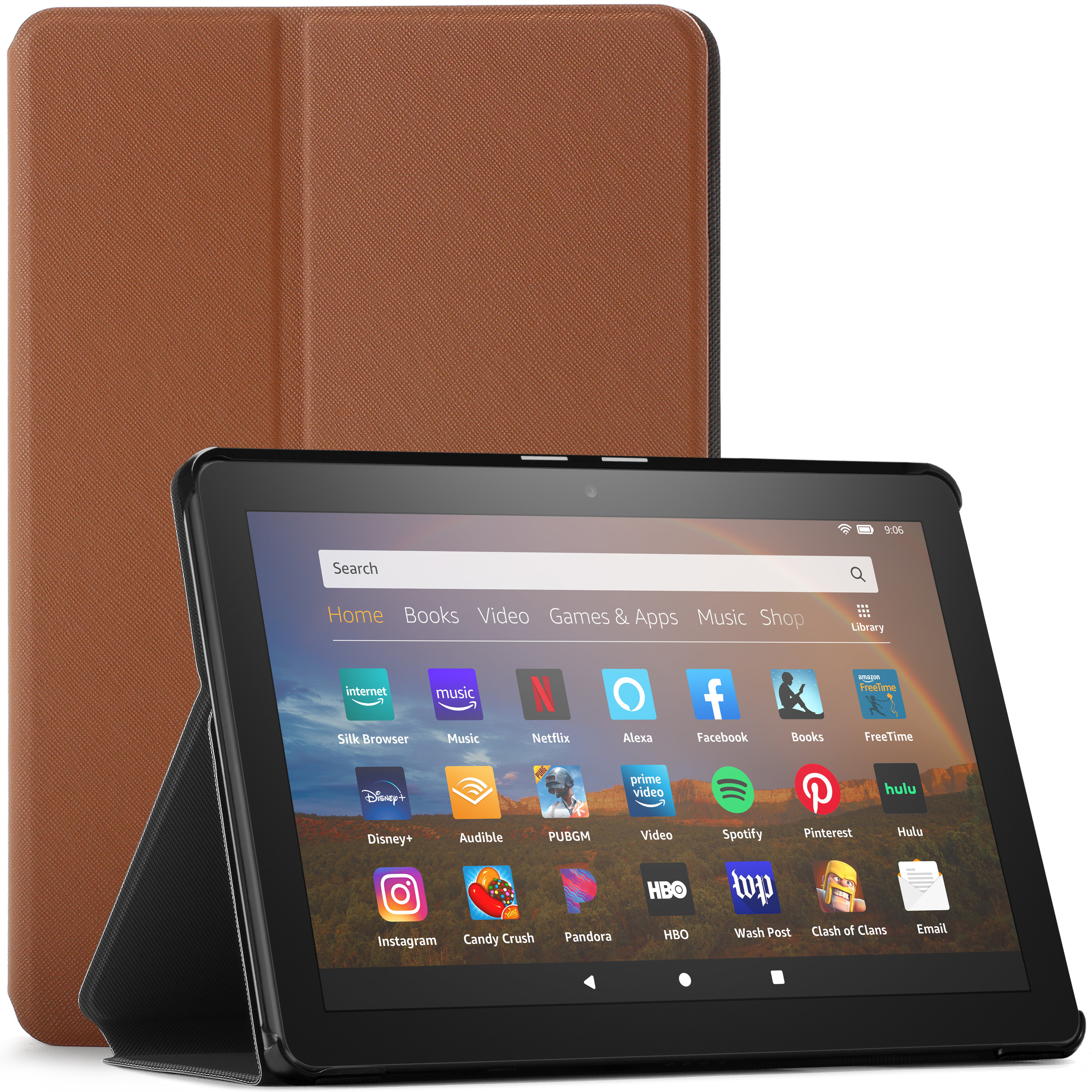 Amazon Fire HD 8 / Fire HD 8 Plus Case, Cover, Protective Stand, Auto ...